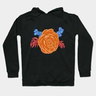 Contrast Succulent Arrangement Hoodie